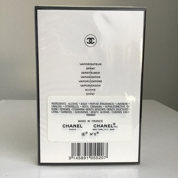 CHANEL N5 L’EAU + CHANEL white/black paper shopping bag - Picture 3 of 8